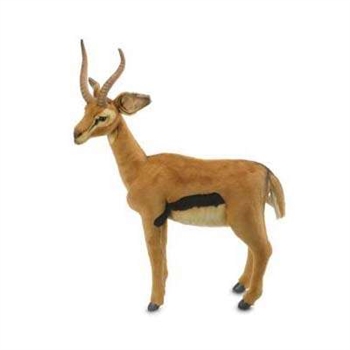 Handcrafted 28 Inch Lifelike Gazelle Stuffed Animal by Hansa