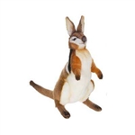 Handcrafted 14 Inch Lifelike Wallaby Stuffed Animal by Hansa