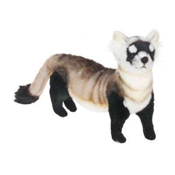 Handcrafted 16 Inch Lifelike Black-footed Ferret Stuffed Animal by Hansa