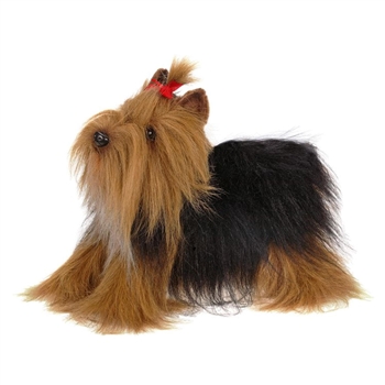 Lifelike Yorkshire Terrier Stuffed Animal by Hansa