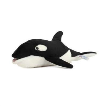 Handcrafted 13 Inch Lifelike Orca Whale Stuffed Animal by Hansa