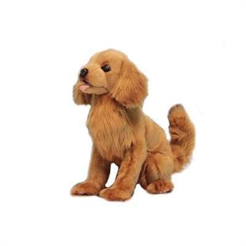 Handcrafted 11 Inch Lifelike Golden Retriever Puppy Stuffed Animal by Hansa