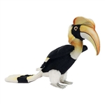 Handcrafted Lifelike Malaysian Rhinoceros Hornbill Stuffed Animal by Hansa