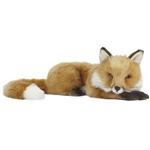 Handcrafted 21 Inch Lifelike Fox Stuffed Animal by Hansa