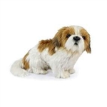 Handcrafted Lifelike Shih Tzu Stuffed Animal Dog by Hansa