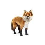 Handcrafted 17 Inch Lifelike Majestic Red Fox Stuffed Animal by Hansa