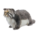 Handcrafted 17 Inch Lifelike Pallas Cat Stuffed Animal by Hansa