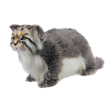 Handcrafted 17 Inch Lifelike Pallas Cat Stuffed Animal by Hansa