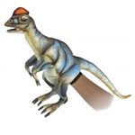 Handcrafted 19 Inch Lifelike Full Body Dilophosaurus Puppet by Hansa