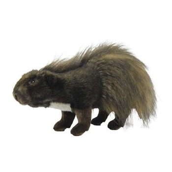 Handcrafted 17 Inch Lifelike Porcupine Stuffed Animal by Hansa