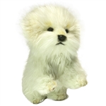 Handcrafted 6 Inch Lifelike Teacup Maltese Stuffed Animal Dog by Hansa