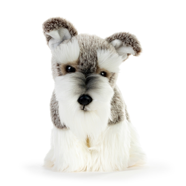 Animalcraft 9 Inch Stuffed Schnauzer Dog | Demdaco | Stuffed Safari
