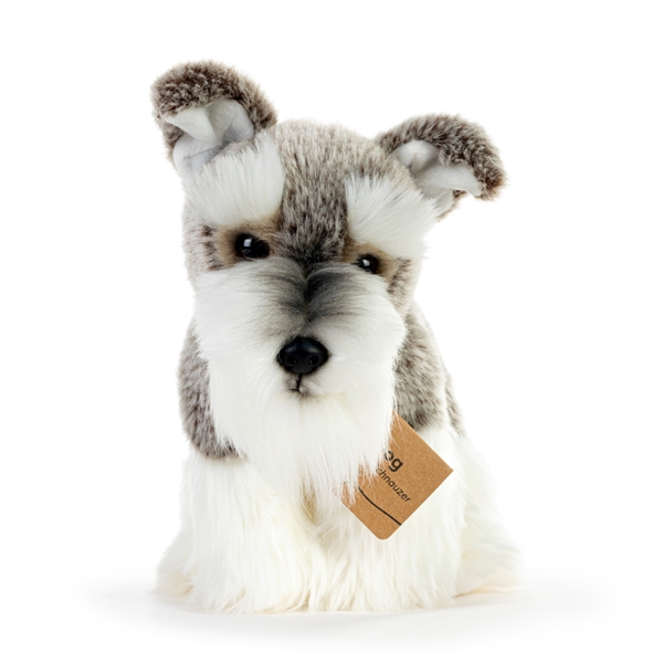 Animalcraft 9 Inch Stuffed Schnauzer Dog | Demdaco | Stuffed Safari