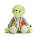Buckle and Snap Buddies Plush Dinosaur Learning Toy by Demdaco
