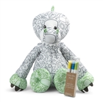 Color Me Plush Dinosaur with Washable Markers by Demdaco
