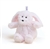 Pink Bunny Bag Charm Stuffed Animal by Warmies