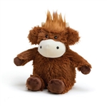 Highland Cow Bag Charm Stuffed Animal by Warmies