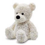 Microwavable Weighted and Scented Curly Cream Bear Stuffed Animal by Warmies