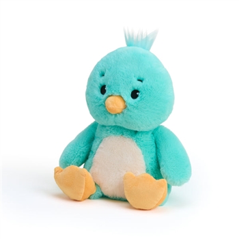 Microwavable Weighted and Scented Cozy Cute Blue Bird Stuffed Animal by Warmies