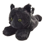 Microwavable Weighted and Scented Black Cat Stuffed Animal by Warmies