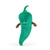 Microwavable Weighted and Scented Green Chili Pepper Stuffed Animal by Warmies