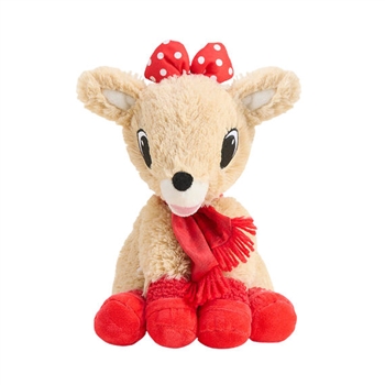 Microwavable Weighted and Scented Clarice with Scarf Stuffed Animal by Warmies
