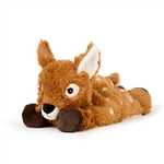 Microwavable Weighted and Scented Laying Down Deer Stuffed Animal by Warmies