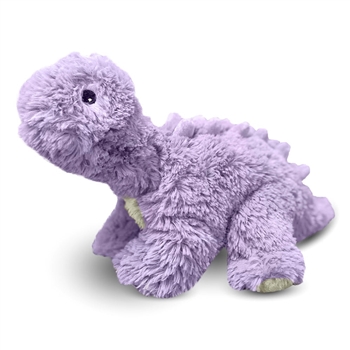 Microwavable Weighted and Scented Purple Long Neck Dinosaur Stuffed Animal by Warmies
