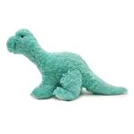 Microwavable Weighted and Scented Teal Long Neck Dinosaur Stuffed Animal by Warmies