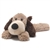 Microwavable Weighted and Scented Brown Dog Stuffed Animal by Warmies