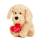 Microwavable Weighted and Scented Be Mine Golden Dog Stuffed Animal by Warmies