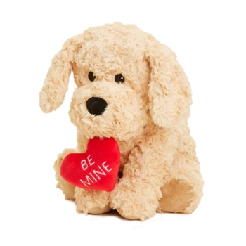 Microwavable Weighted and Scented Be Mine Golden Dog Stuffed Animal by Warmies