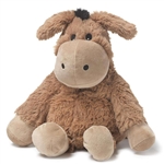 Microwavable Weighted and Scented Donkey Stuffed Animal by Warmies