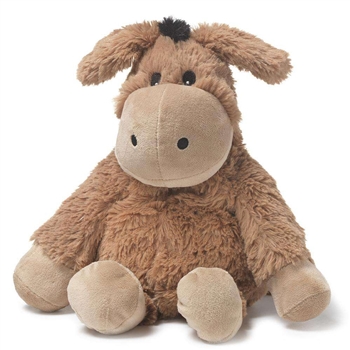 Microwavable Weighted and Scented Donkey Stuffed Animal by Warmies