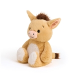 Microwavable Weighted and Scented Cozy Cute Donkey Stuffed Animal by Warmies
