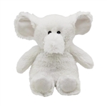 Microwavable Weighted and Scented White Elephant Stuffed Animal by Warmies