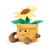 Microwavable Weighted and Scented Yellow Flower Pot Stuffed Animal by Warmies