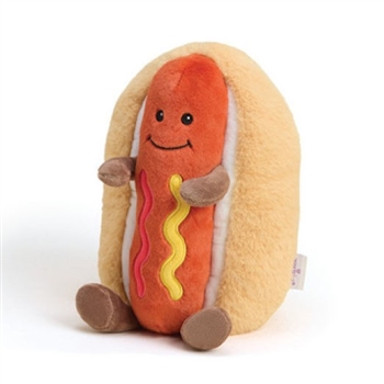 Microwavable Weighted and Scented Hot Dog Stuffed Animal by Warmies