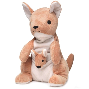 Microwavable Weighted and Scented Kangaroo Stuffed Animal by Warmies