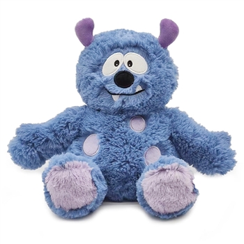 Microwavable Weighted and Scented Blue Monster Stuffed Animal by Warmies