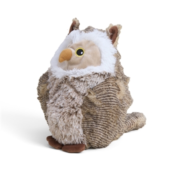 Microwavable Weighted and Scented Brown Owl Stuffed Animal by Warmies