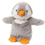 Microwavable Weighted and Scented Gray Penguin Stuffed Animal by Warmies
