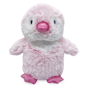 Microwavable Weighted and Scented Pink Penguin Stuffed Animal by Warmies