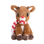 Microwavable Weighted and Scented Rudolph with Scarf Stuffed Animal by Warmies