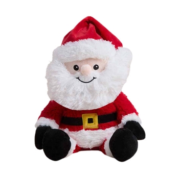 Microwavable Weighted and Scented Santa Stuffed Animal by Warmies