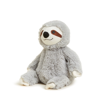 Microwavable Weighted and Scented Gray Sloth Stuffed Animal by Warmies