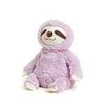 Microwavable Weighted and Scented Purple Sloth Stuffed Animal by Warmies