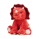 Microwavable Weighted and Scented Red Triceratops Stuffed Animal by Warmies
