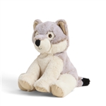 Microwavable Weighted and Scented Wolf Stuffed Animal by Warmies