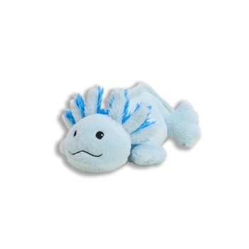 Junior Microwavable Weighted and Scented Blue Axolotl Stuffed Animal by Warmies